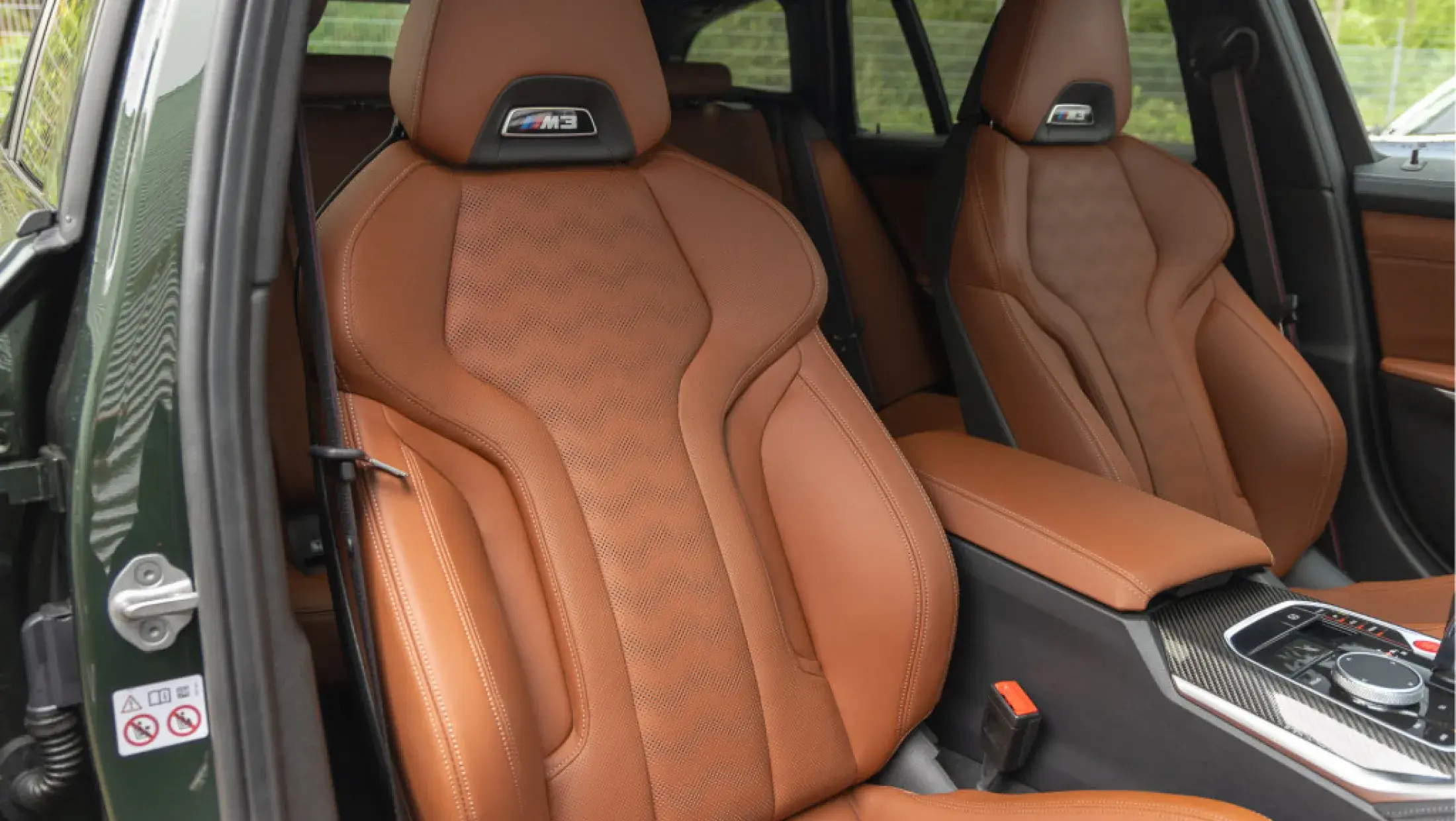 BMW M3 Competition Touring Individual Malachitgrun G81 Individual volleder Merino Tartufo