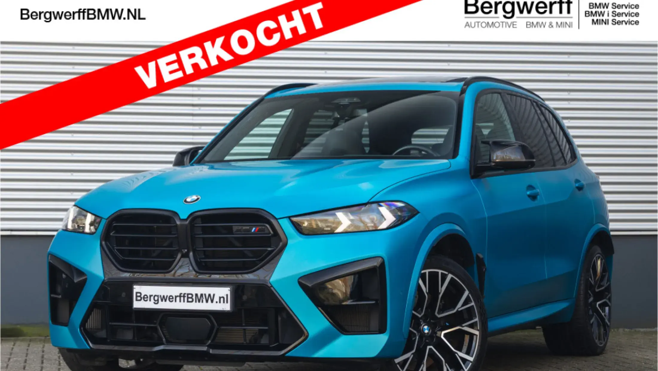 BMW X5 M Competition Facelift G05 Individual Frozen Tulum Blue