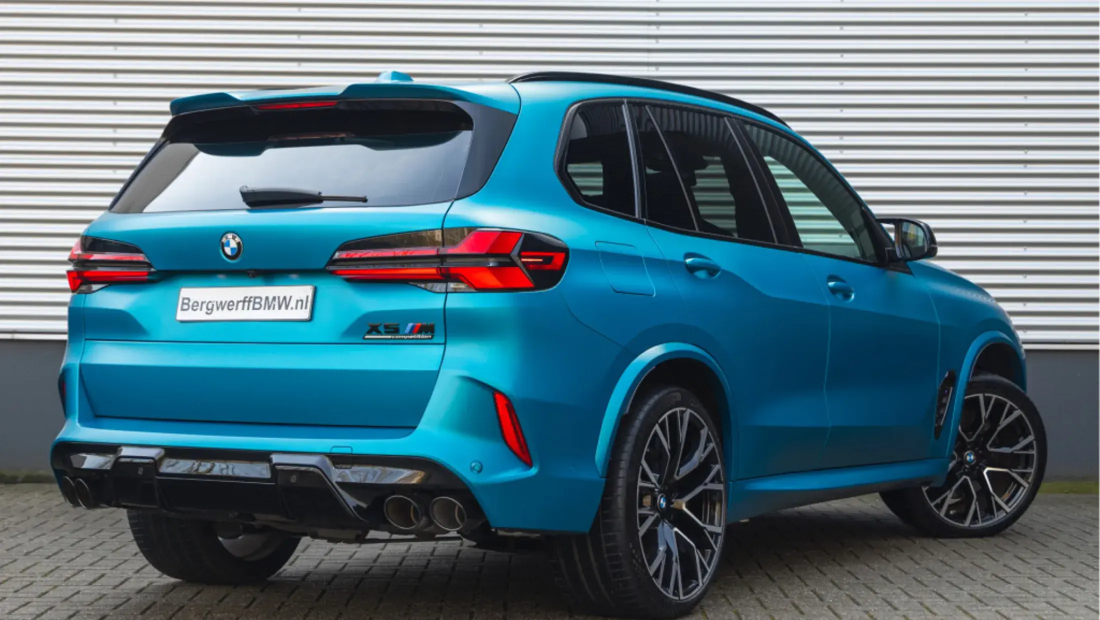 BMW X5 M Competition Facelift G05 Individual Frozen Tulum Blue