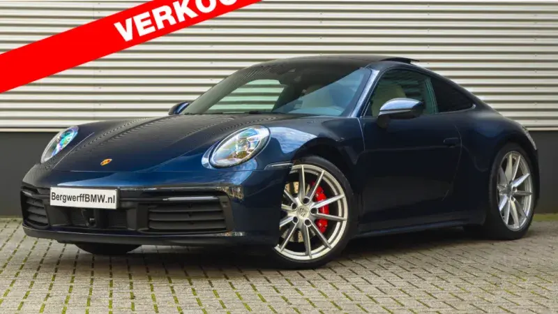 Porsche 911 3.0 Carrera S Nacht Blau Metallic Bicolor Leder Elfenweiss 992