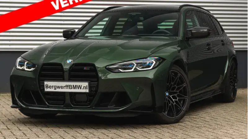 BMW M3 Competition Touring Individual Malachitgrun G81 Individual volleder Merino Tartufo