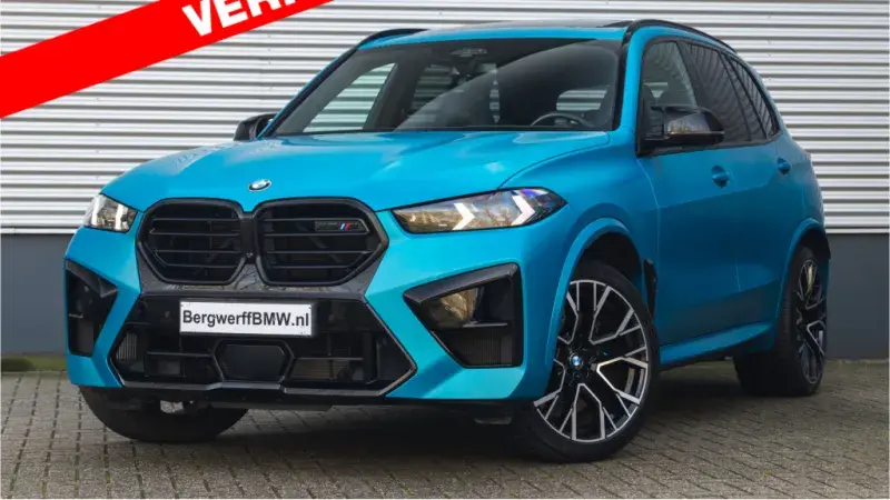 BMW X5 M Competition Facelift G05 Individual Frozen Tulum Blue